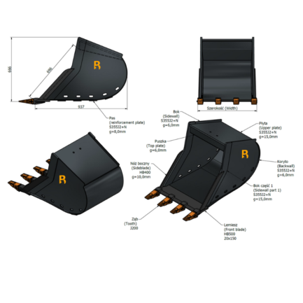 Compact digging bucket - Image 2